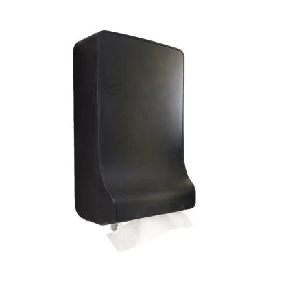 PTH-QUA-031 - QUARTZ COMPACT MAXI TOWEL DISPENSER - BLACK