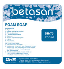 SSC-BET-001 - BETASAN FOAM SOAP - 700ml x 6