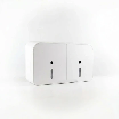 TTH-QUA-010 - QUARTZ CENTREPULL TOILET TISSUE DISPENSER - WHITE