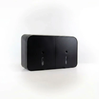 TTH-QUA-011 - QUARTZ CENTREPULL TOILET TISSUE DISPENSER - BLACK