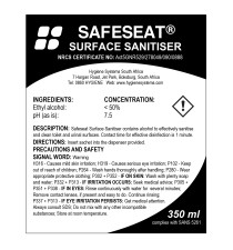 SWC-SFX-001 - SAFE SEAT REFILL - 350ml x 6 